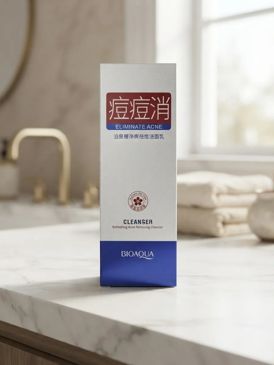 ✨ Limpiador Facial Anti-Acné Bioaqua "Eliminate Acne" | Gel Limpiador Refrescante y Purificante 🌿💧
