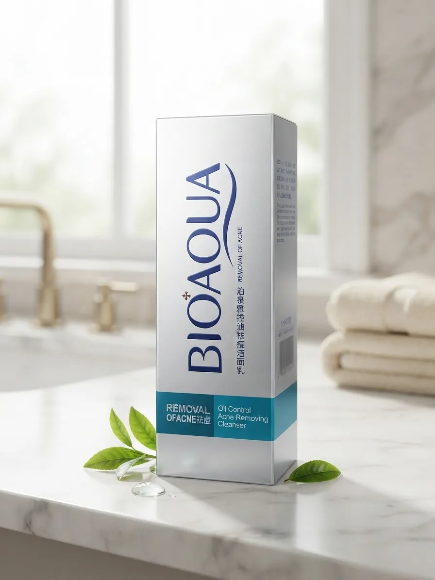 ✨ Limpiador Facial Bioaqua "Removal of Acne" (100g) | Control de Grasa y Anti-Acné 🌿💧