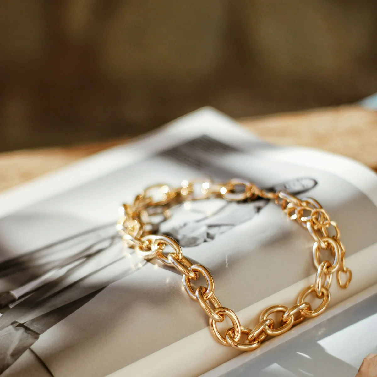 Pulsera Eslabones Gruesos