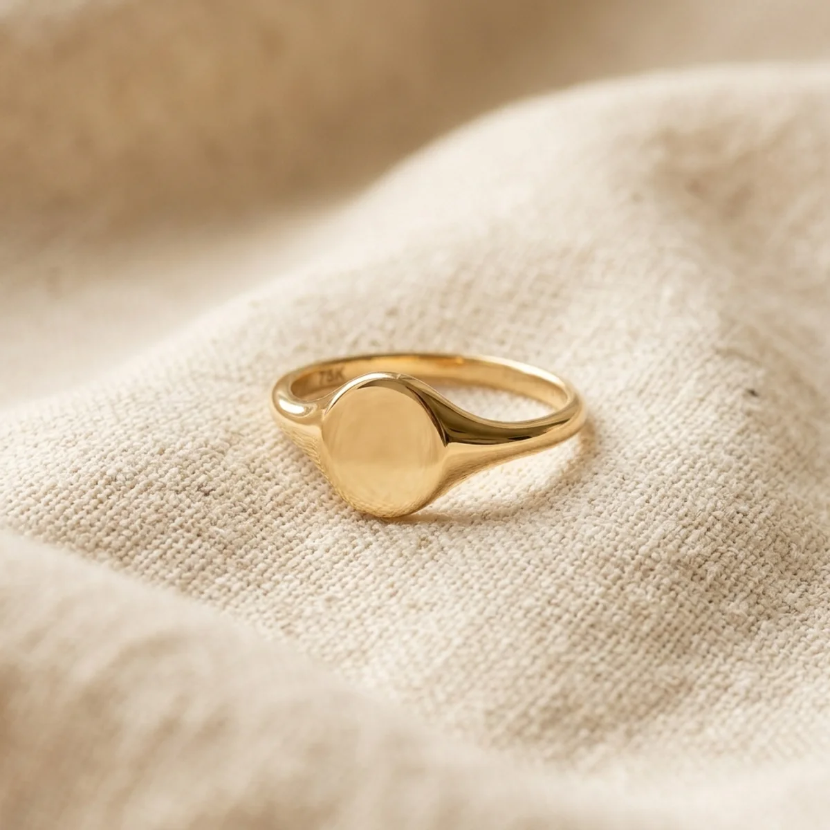 Anillo Sello Ovalado Mujer