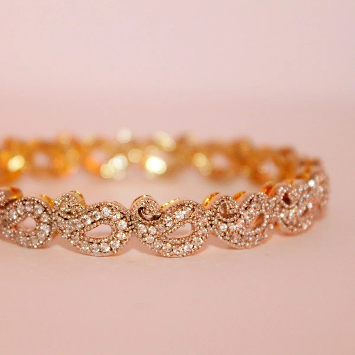 Pulsera Paisley Oro Rosa