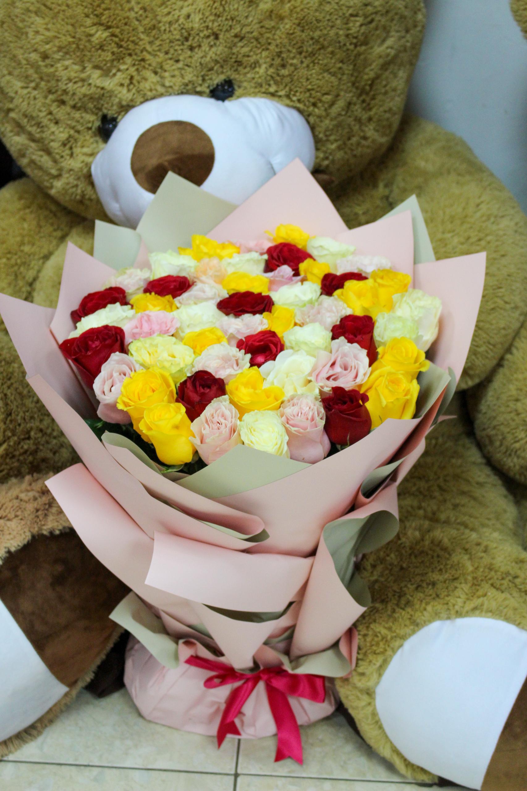 Buchón de 50 rosas