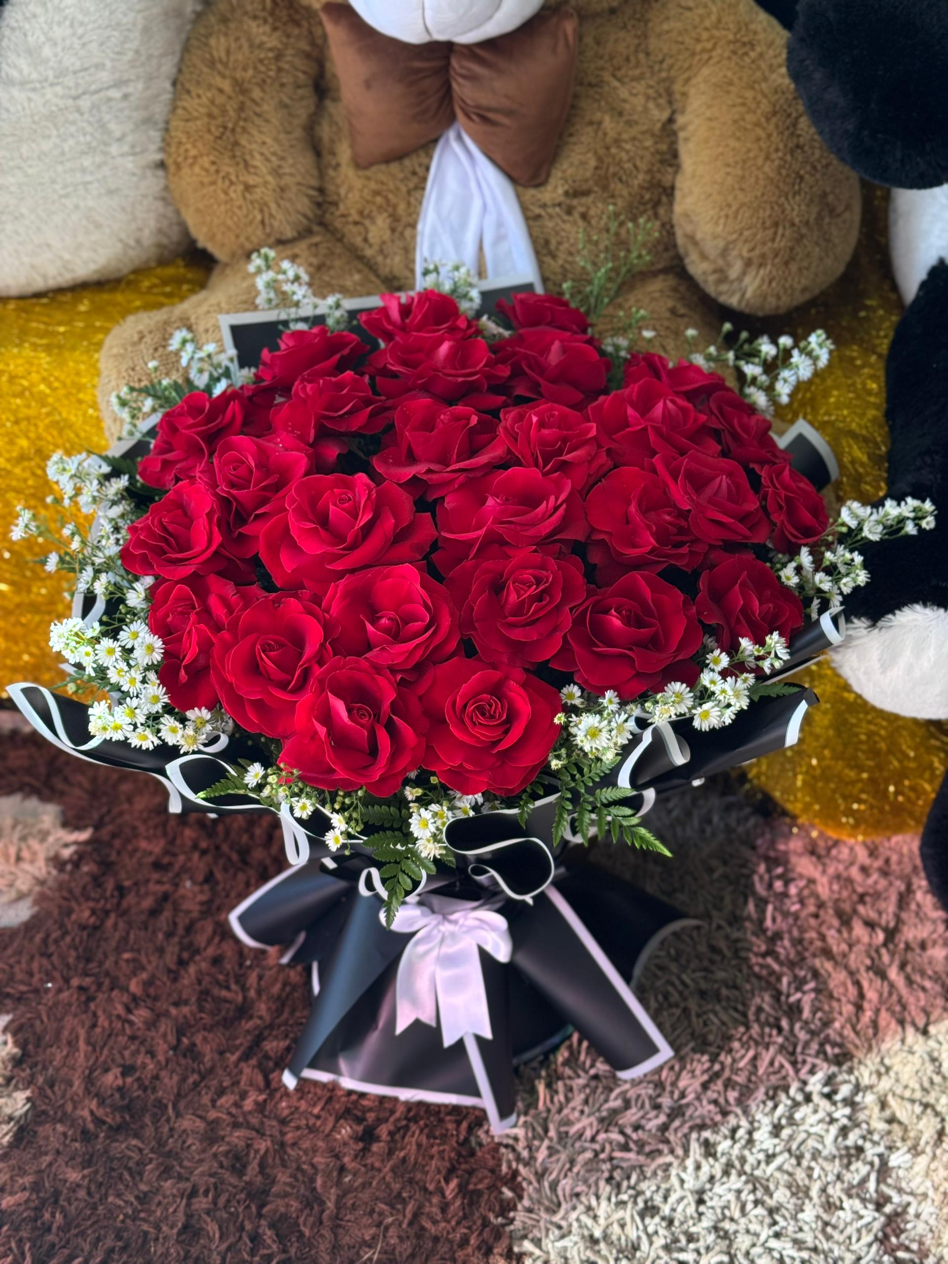 Base asiática 24 rosas