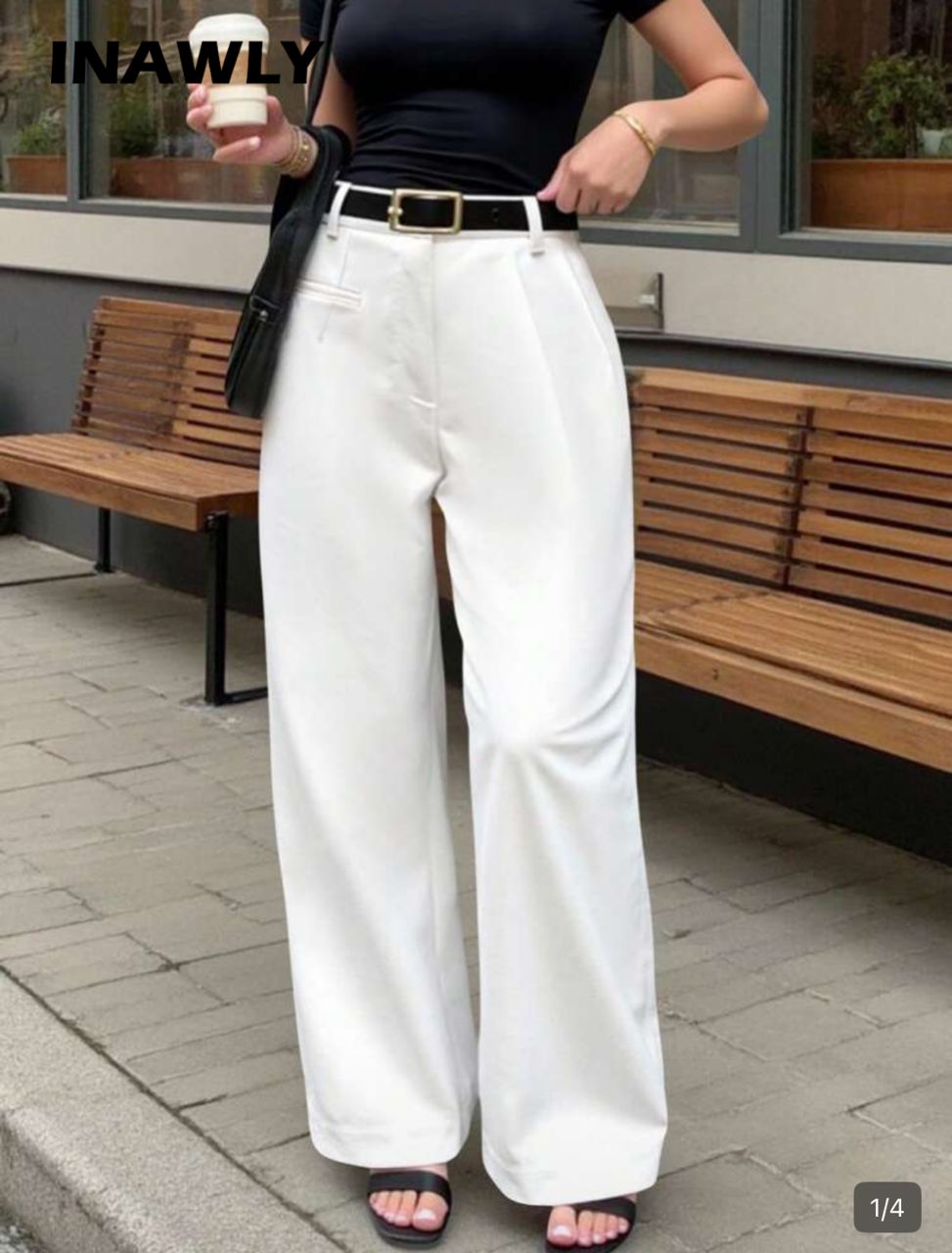 Pantalones de talle casual 