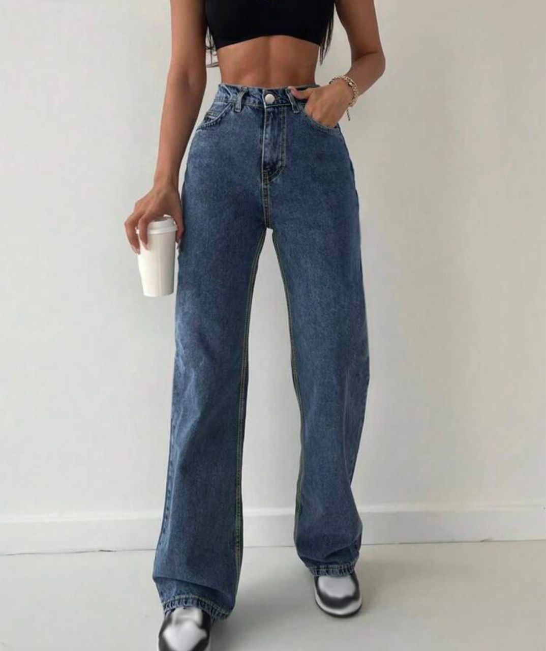 Jeans de Corte recto: Talla S
