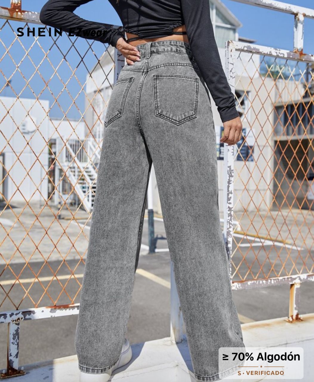 Jeans de corte recto: Talla S