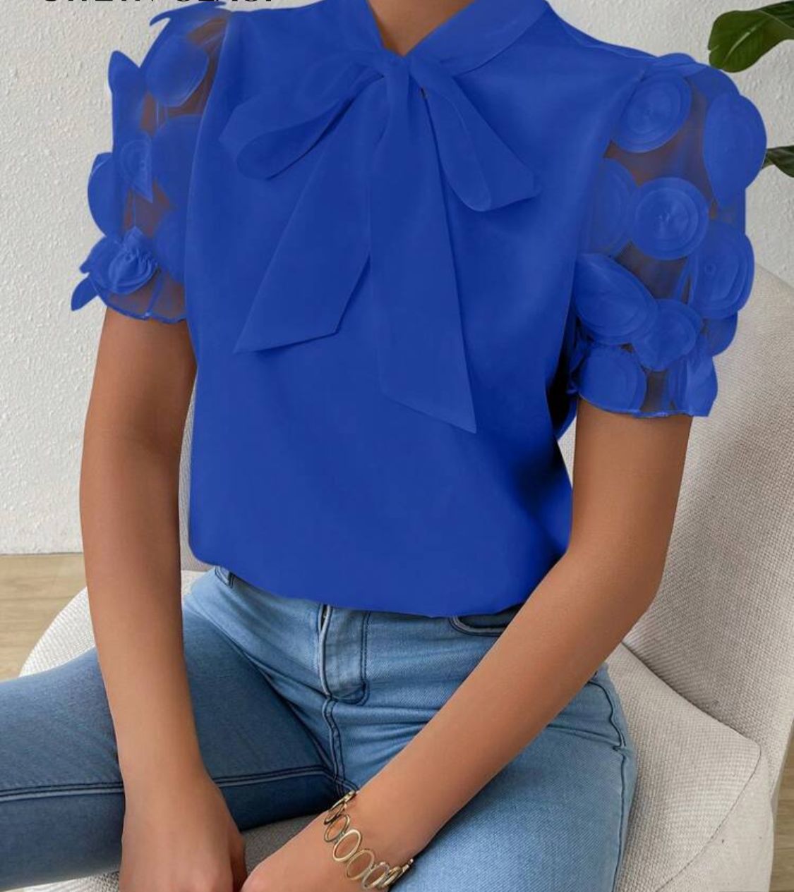 Blusa de mujer manga corta: Talla M