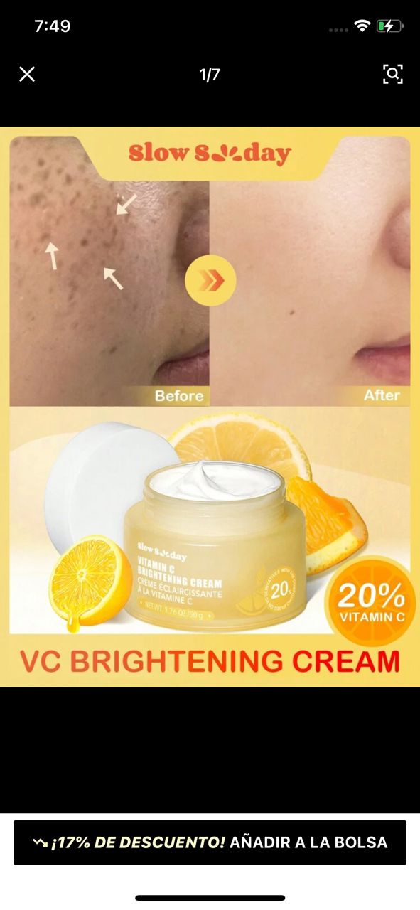 Vitamina C en crema 